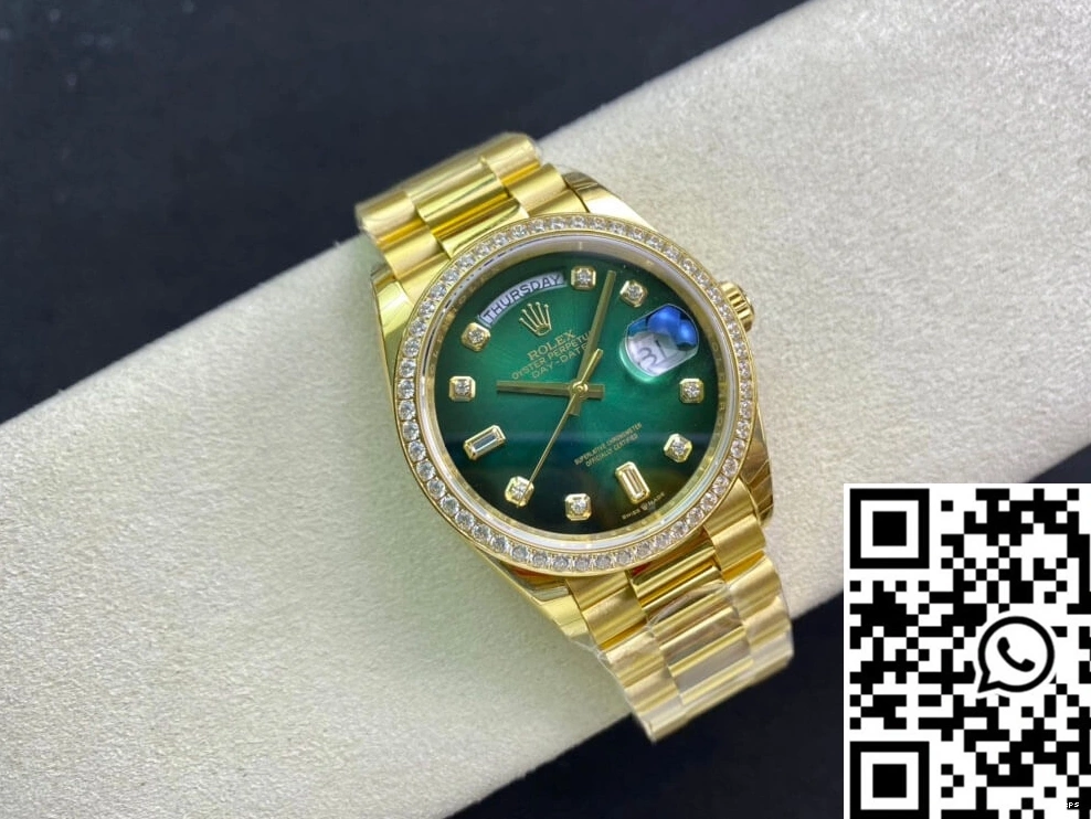Factory Rolex EW Date Day M128348RBR-0035 Yellow Gold 0521